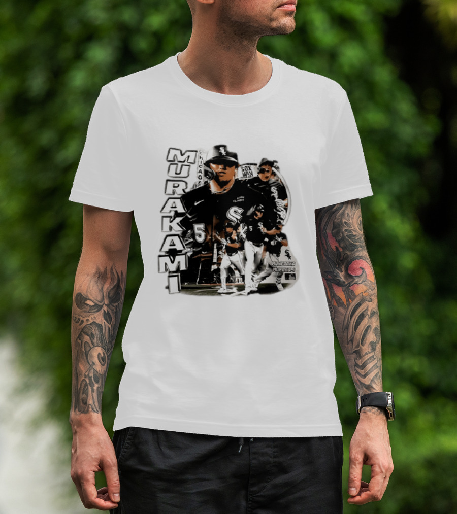 Munetaka Murakami Chicago White Sox Win Player Number 5 MLB T-Shirt