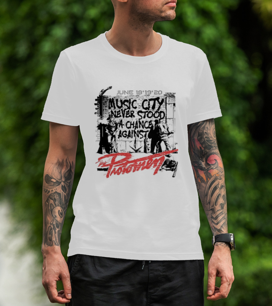 Music City Never Stood A Chance Against The Protomen June 18 19 20 Event T-Shirt