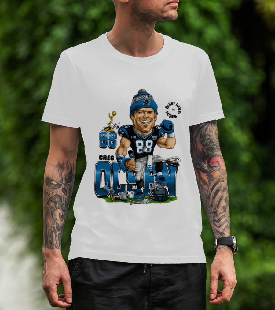 Greg Olsen Glory Days 88 Rehrest Sports T-Shirt