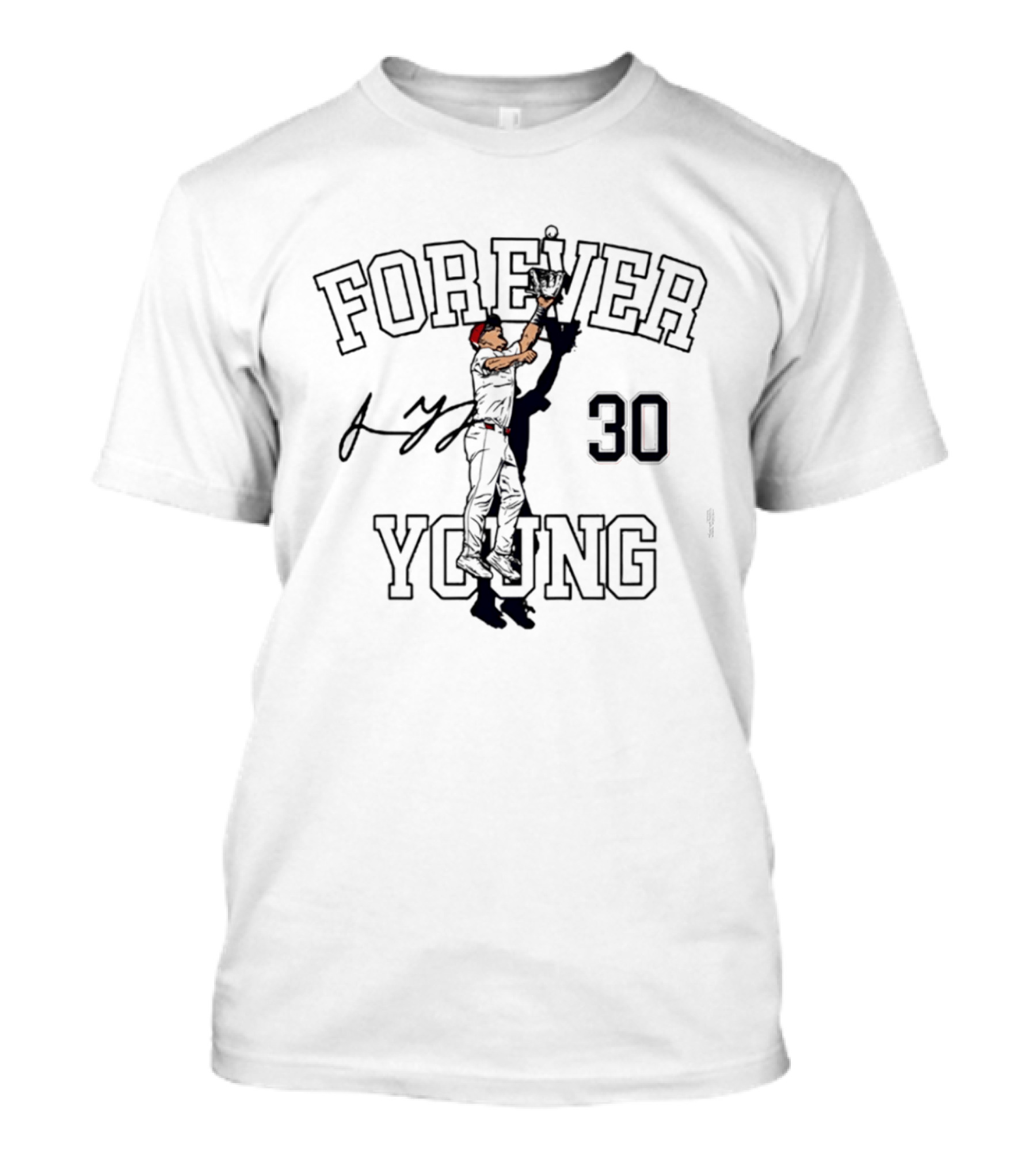 Forever Young Jacob Young Washington Nationals 30 T-Shirt