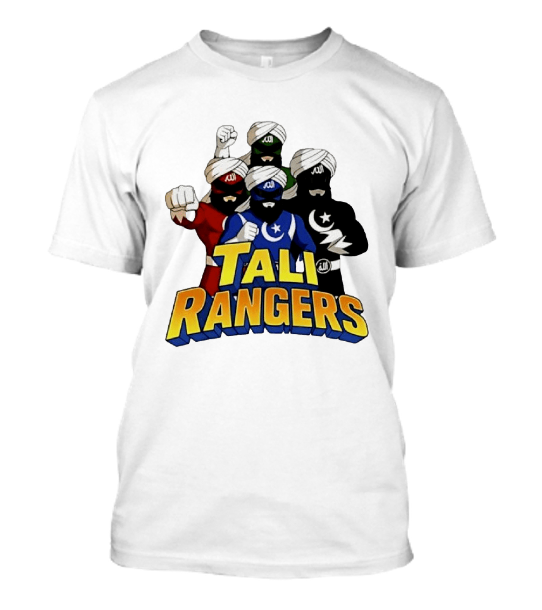 Tali Rangers Turban Wearing Superhero Group T-Shirt