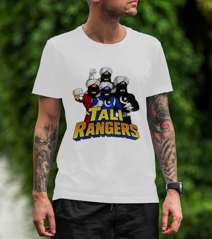 Tali Rangers Turban Wearing Superhero Group T-Shirt