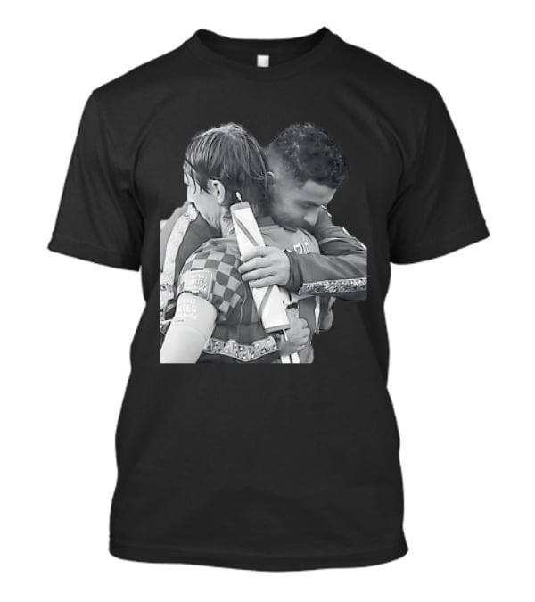 Luka Modric Cristiano Ronaldo Embrace Football Respect UEFA Nations League Croatia Portugal T-Shirt