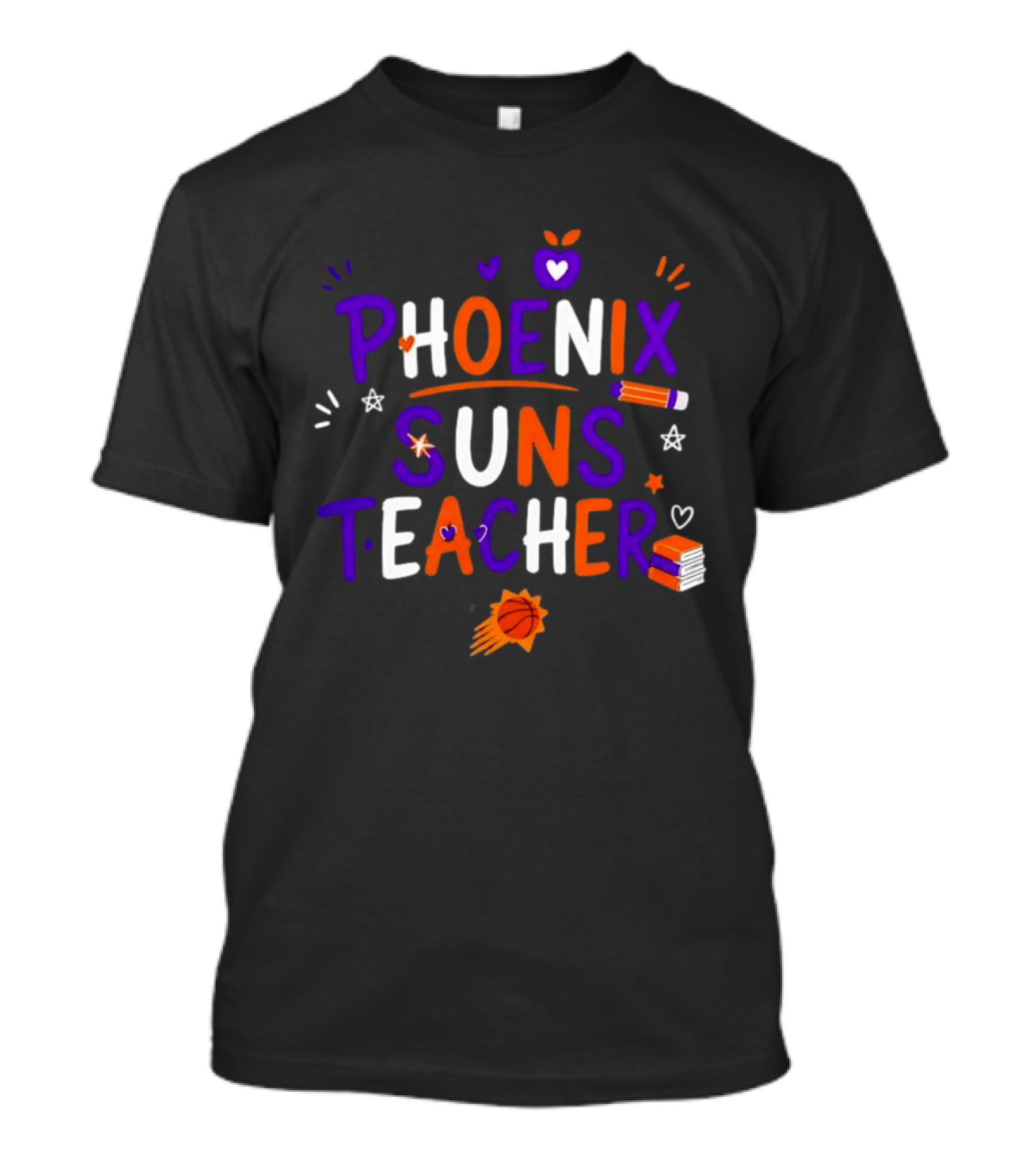 Phoenix Suns Teacher Back To School Basketball NBA T-Shirt