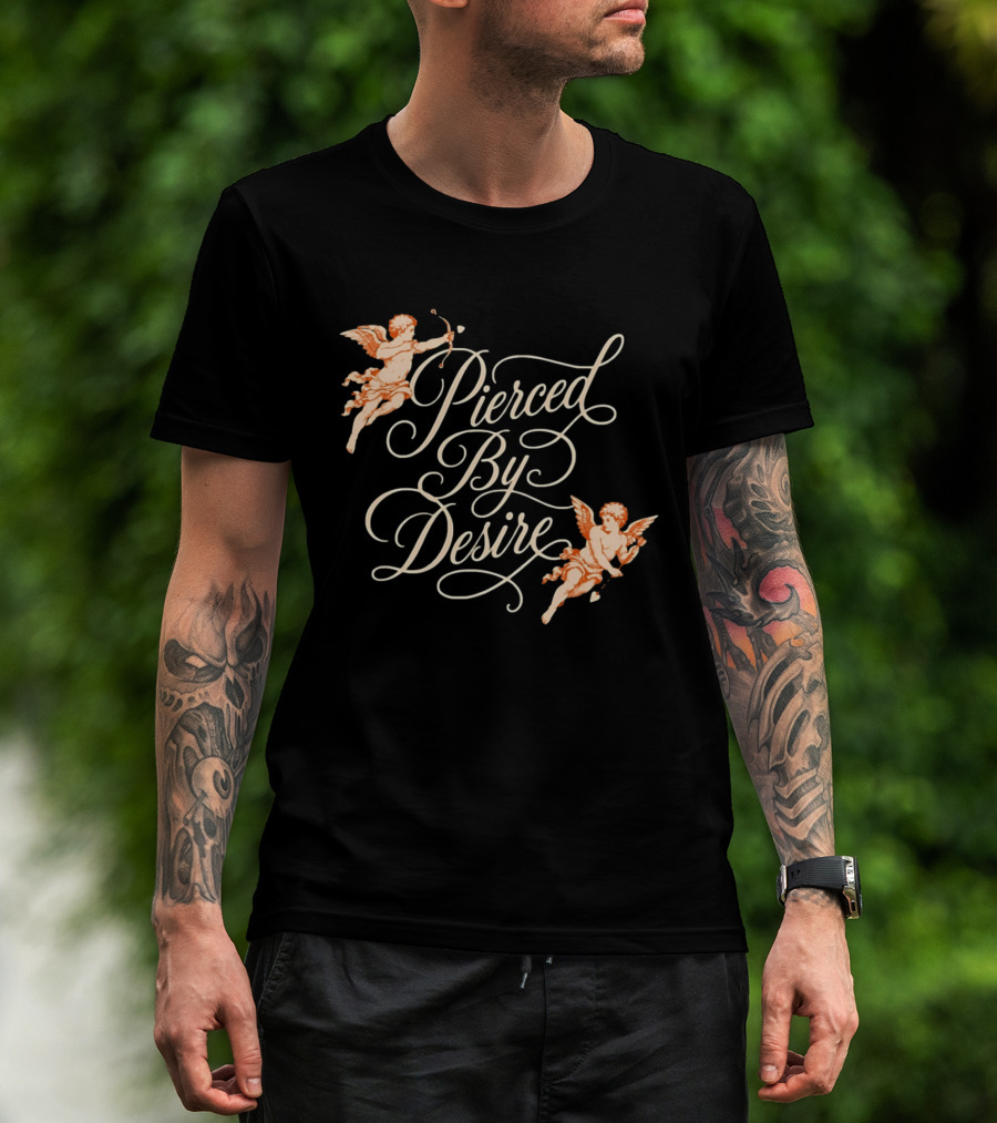 Pierced By Desire Cupid Angels T-Shirt
