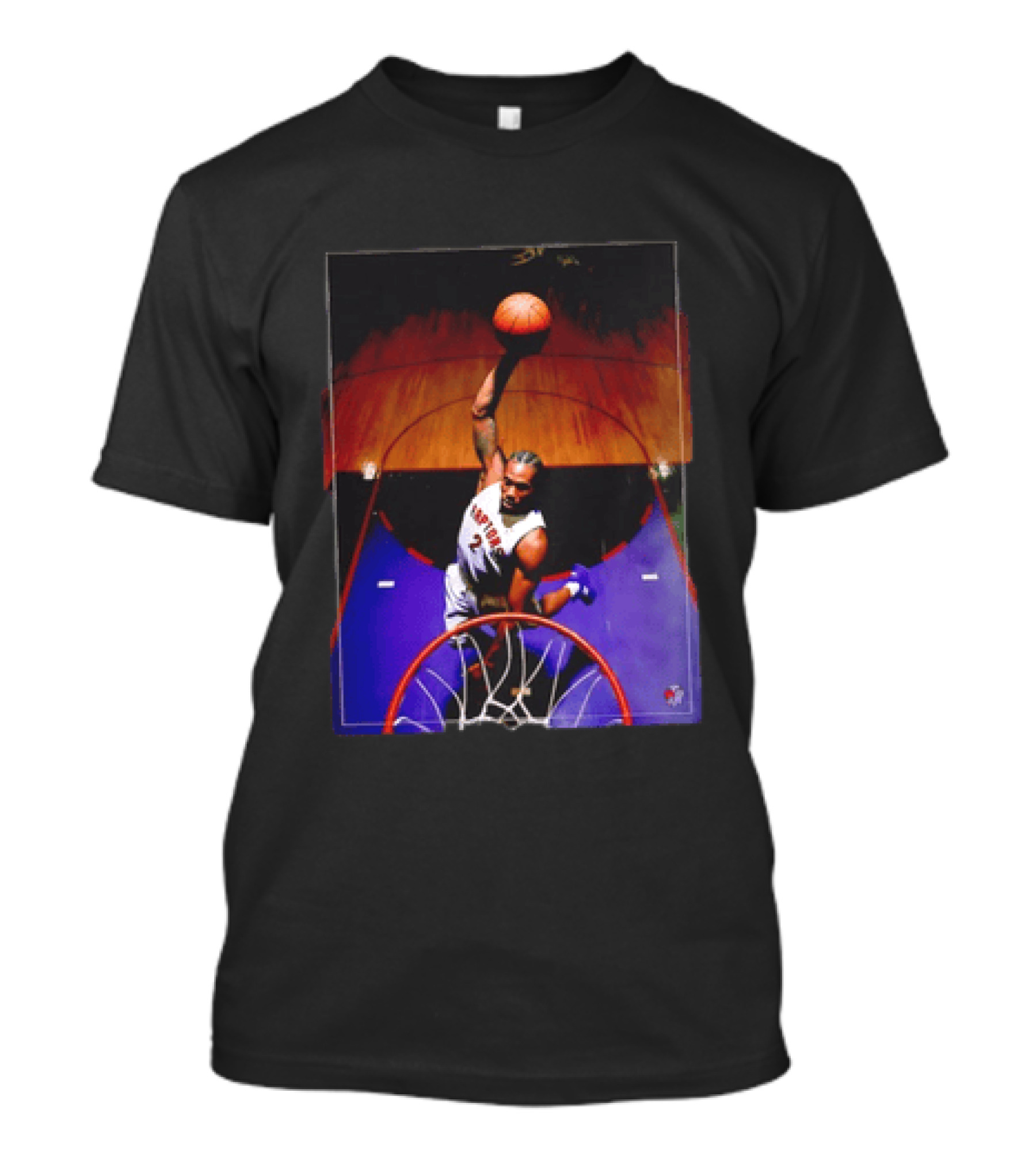 Vince Carter Toronto Raptors 15 Half Man Half Amazing Iconic Dunk T-Shirt