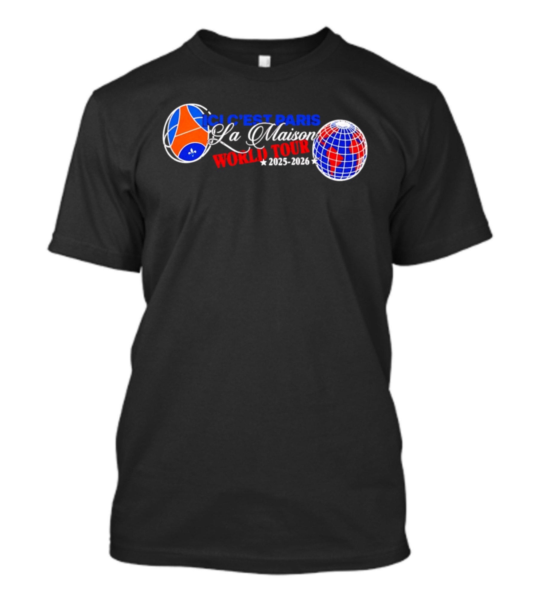 PSG Ici C'est Paris La Maison World Tour 2025 2026 T-Shirt