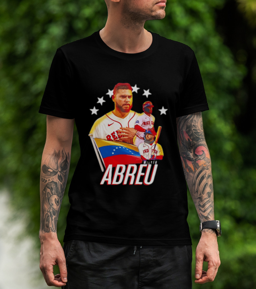 Wilyer Abreu Red Sox Venezuelan Baseball Star T-Shirt
