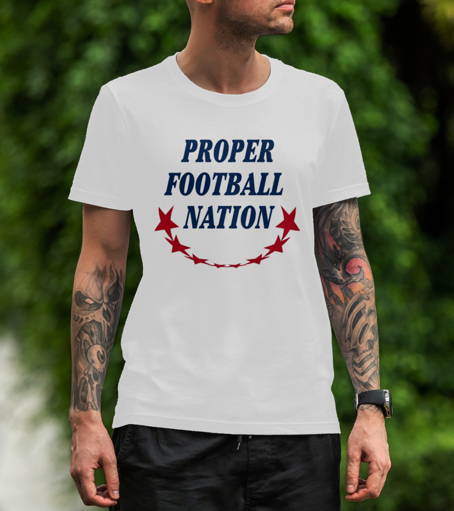 Proper Football Nation Red Stars Circle T-Shirt