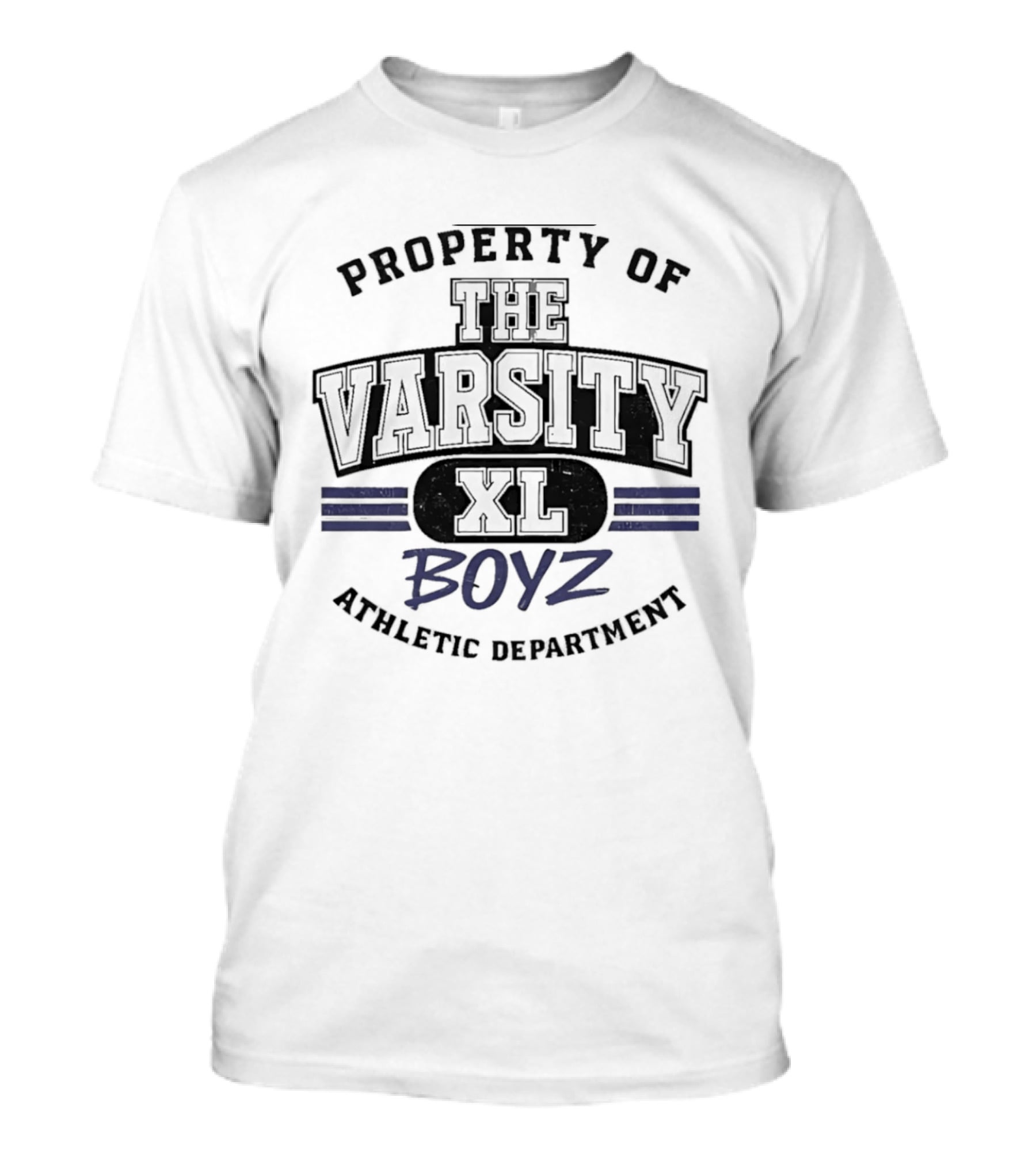 Property Of Varsity XL Boyz Athletic Department T-Shirt