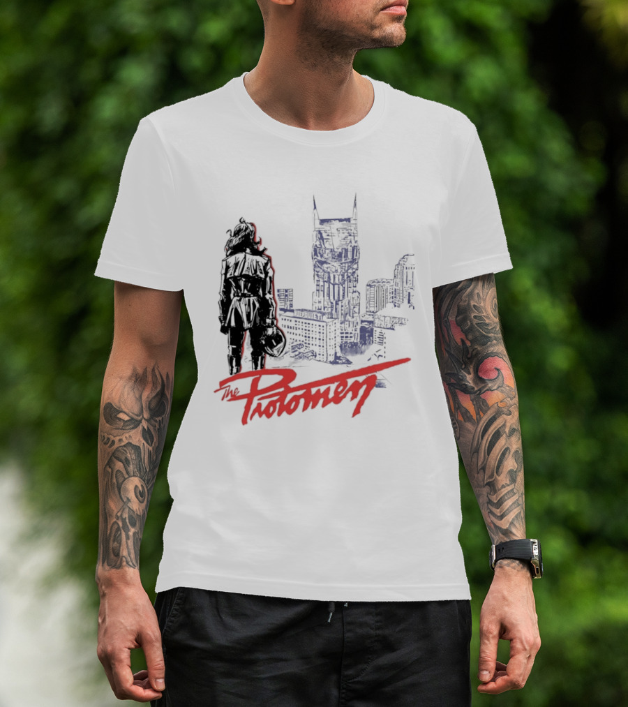The Protomen Nashville Skyline Synthwave Rock Opera T-Shirt