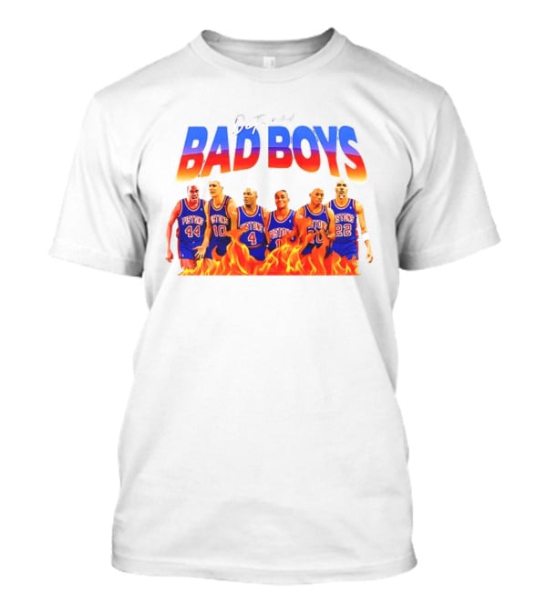 Detroit Bad Boys Rick Mahorn Bill Laimbeer Joe Dumars Isiah Thomas Dennis Rodman John Salley T-Shirt