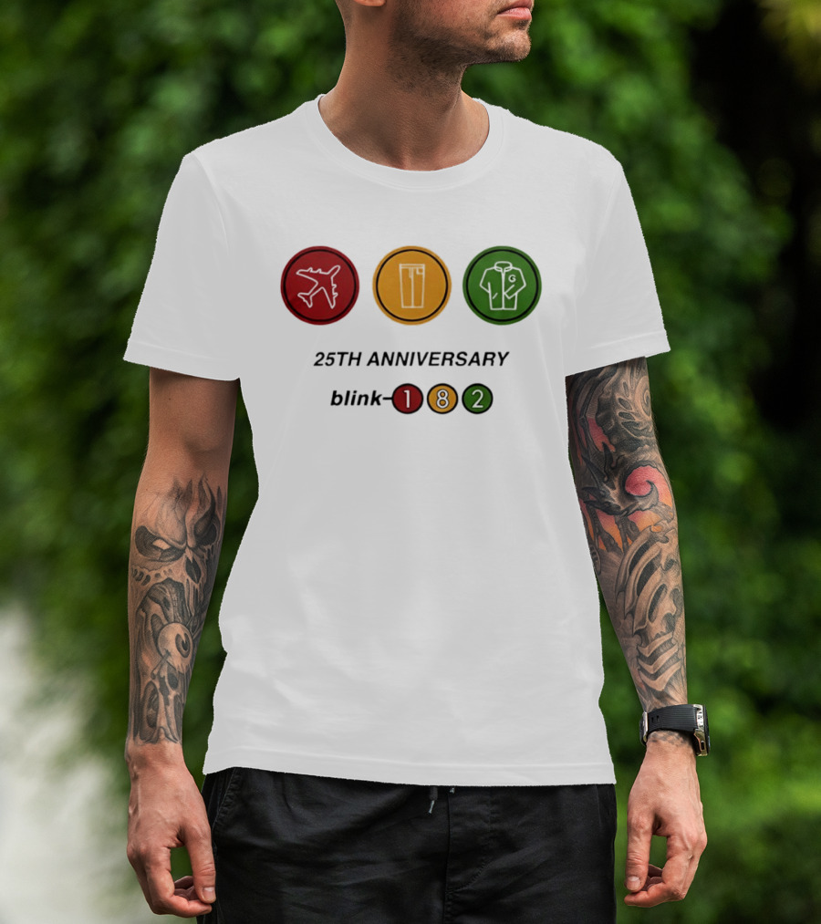 25th Anniversary Blink 182 Airplane Pants Jacket T-Shirt