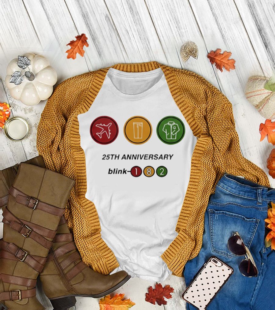 25th Anniversary Blink 182 Airplane Pants Jacket T-Shirt