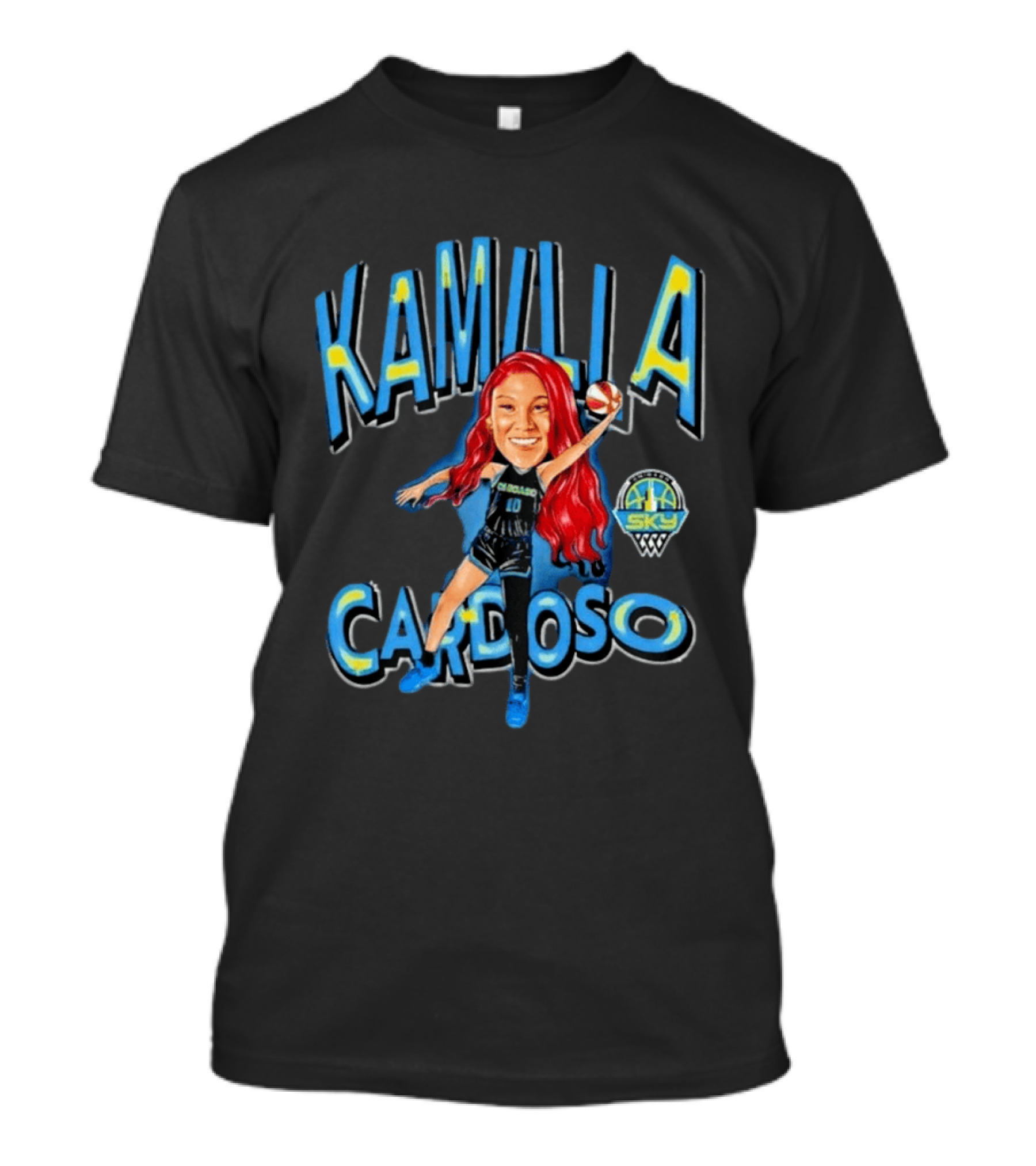 Kamilla Cardoso Chicago Sky Basketball T-Shirt