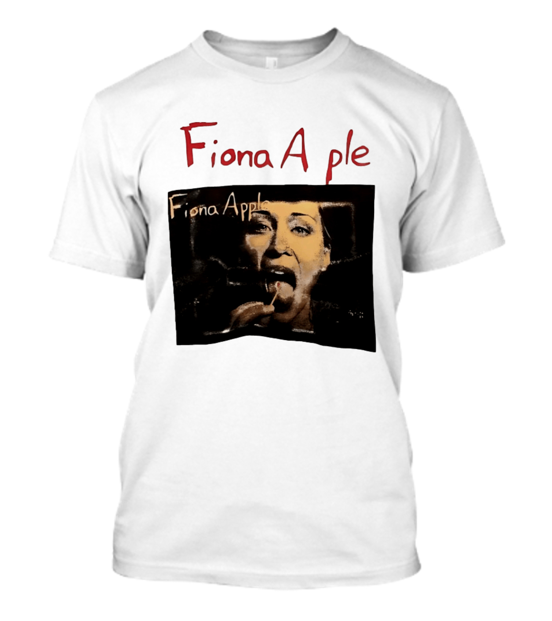 Fiona Apple Tour White Eating T-Shirt