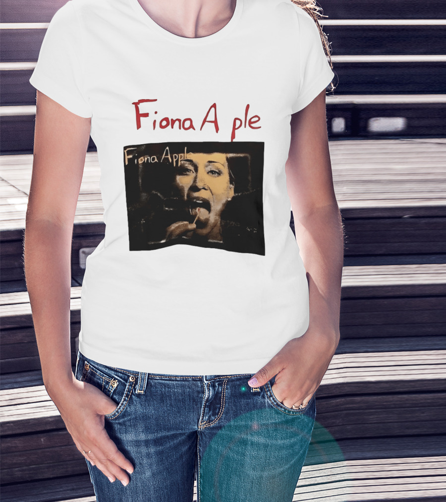 Fiona Apple Tour White Eating T-Shirt