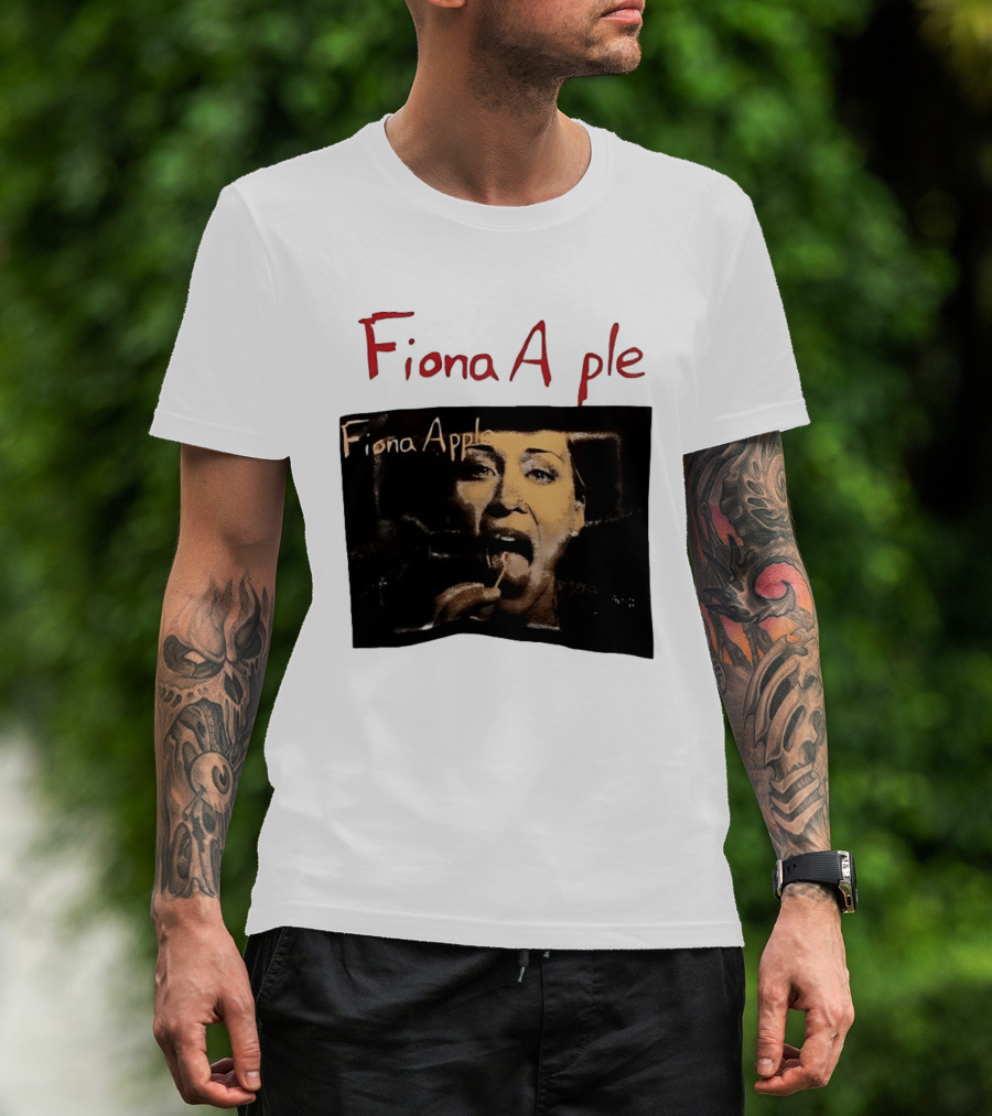 Fiona Apple Tour White Eating T-Shirt