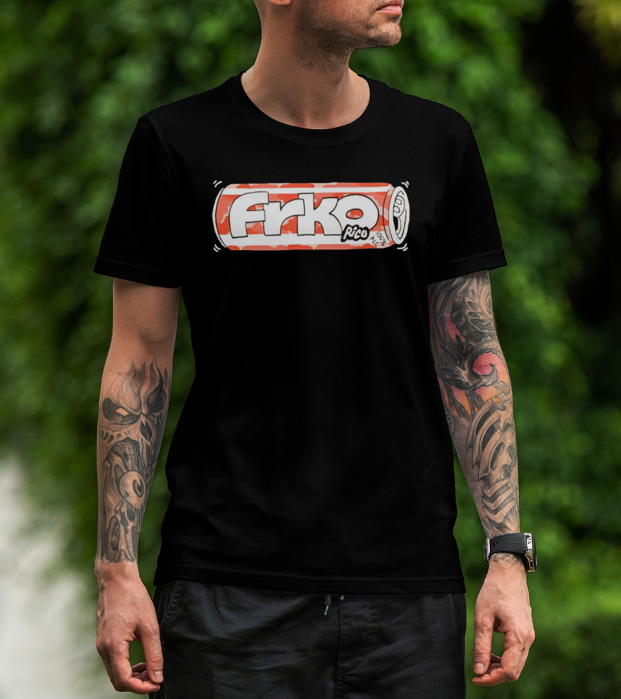 Frko Rico 100% PLC Soda Can Beverage Drink T-Shirt