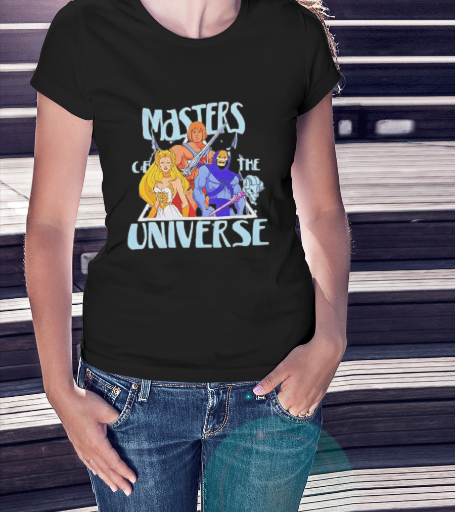 Masters Of The Universe He Man She Ra Skeletor Characters T-Shirt