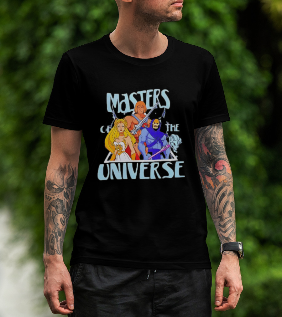 Masters Of The Universe He Man She Ra Skeletor Characters T-Shirt