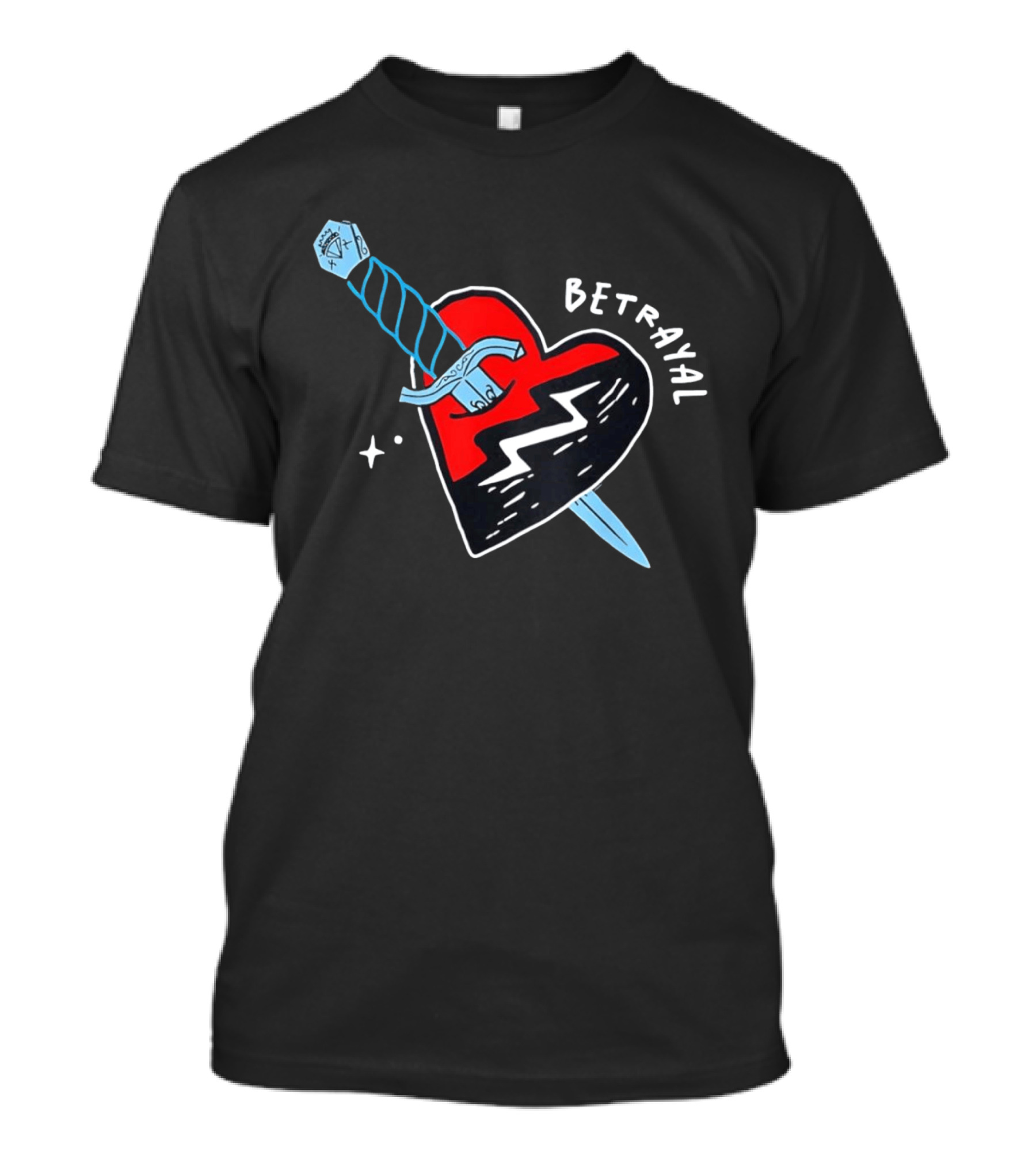 Heart Sword Betrayal T-Shirt