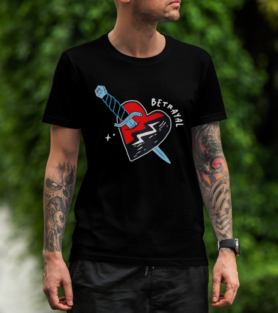 Heart Sword Betrayal T-Shirt