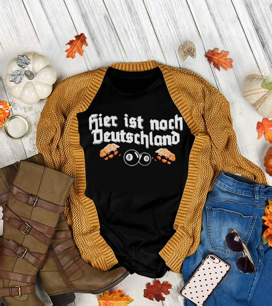 Hier ist Noch Deutschland Bier Krug Hände Oktoberfest 88 T-Shirt