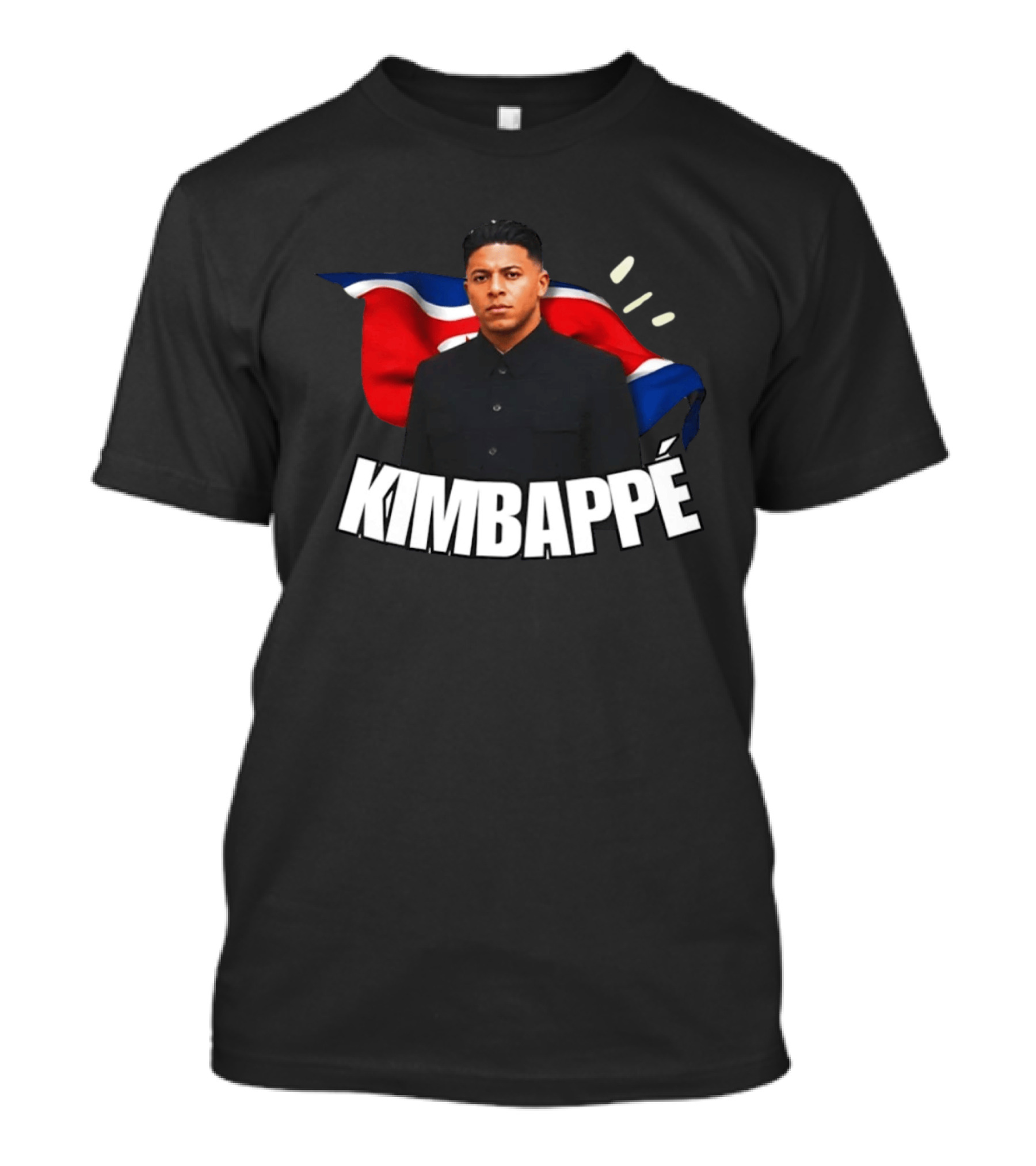 Kimbappe North Korea Mashup Flag T-Shirt