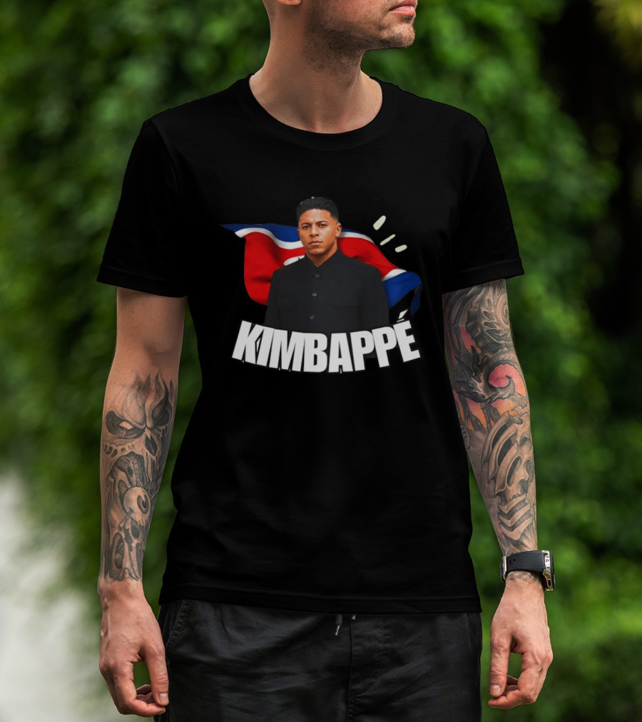 Kimbappe North Korea Mashup Flag T-Shirt