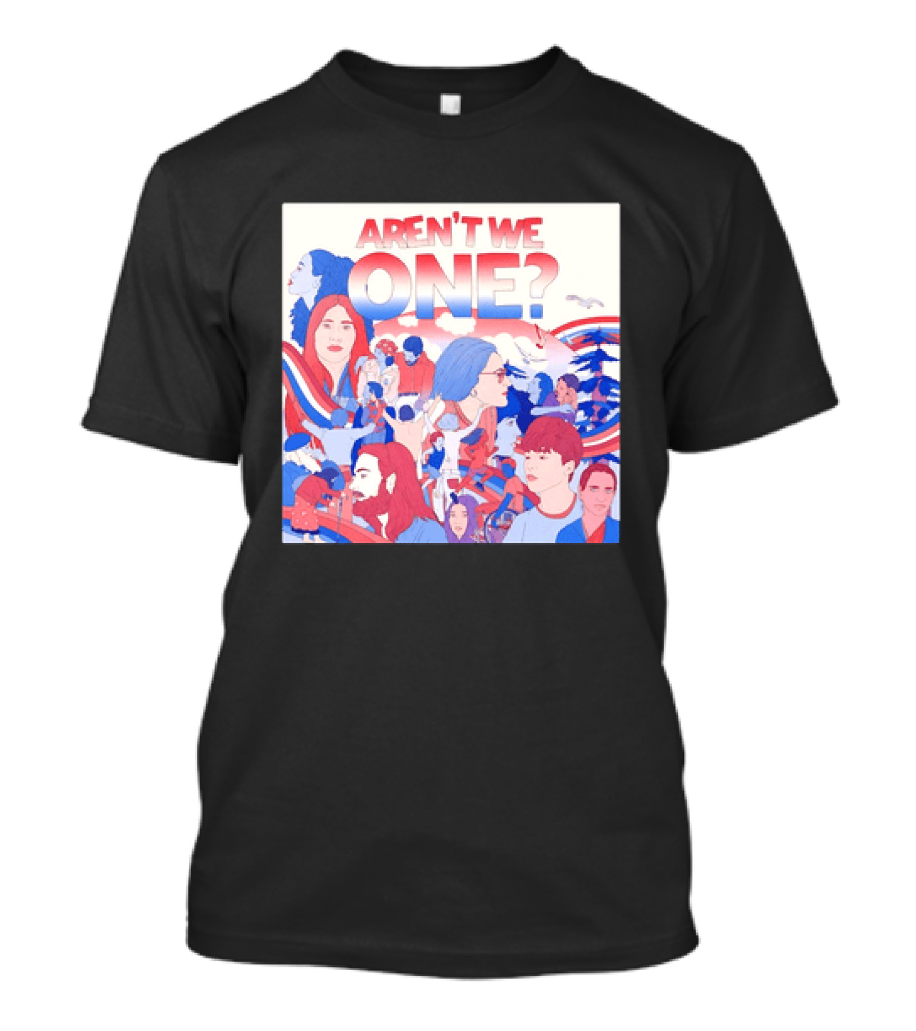 Aren't We One Colorful Community Unity Celebration T-Shirt
