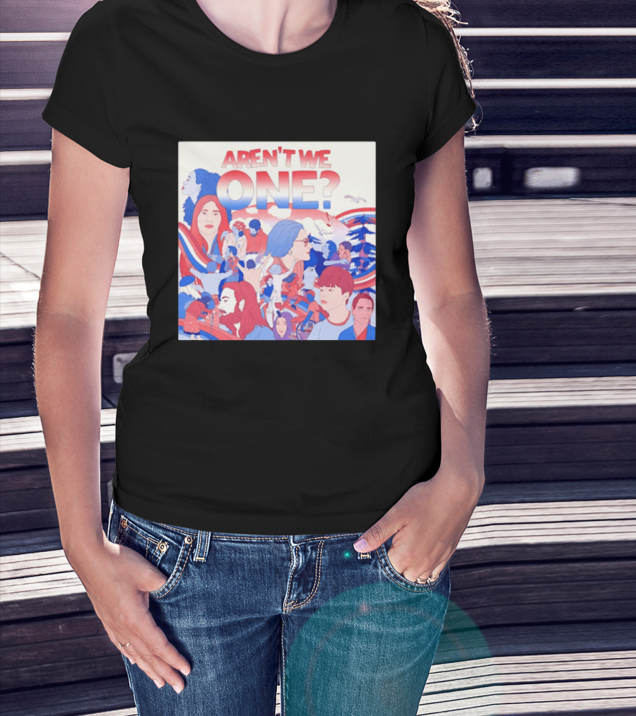 Aren't We One Colorful Community Unity Celebration T-Shirt