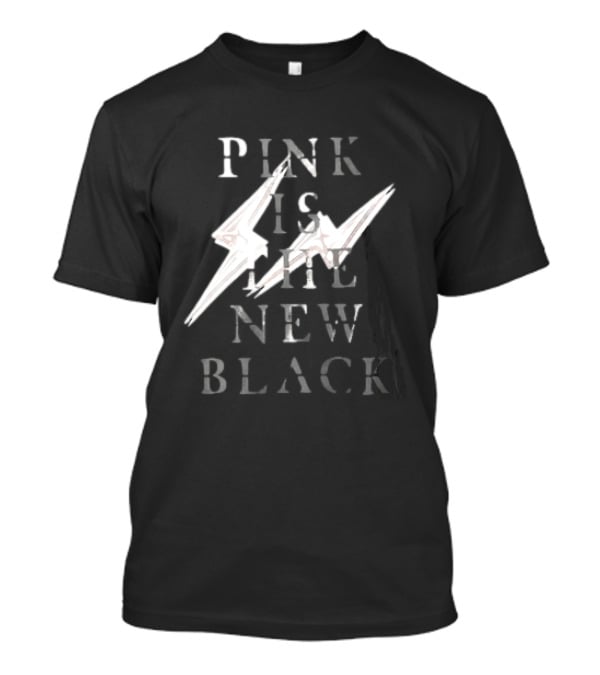 Blackpink Pink Is The New Black Lightning Bolt T-Shirt