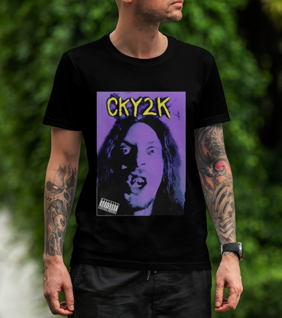 CKY2K Brandon DiCamillo Purple Cover Explicit Content T-Shirt