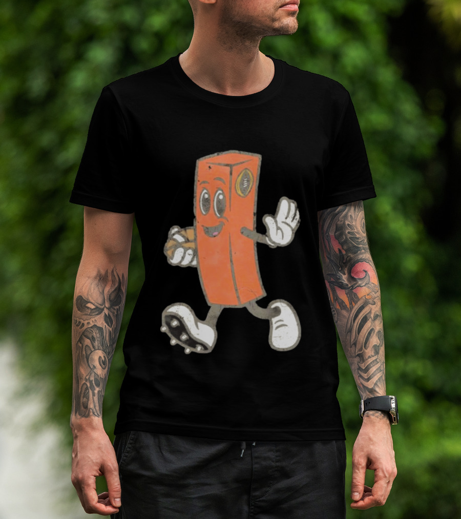 Cleveland Browns Chomps Mascot Football Player T-Shirt