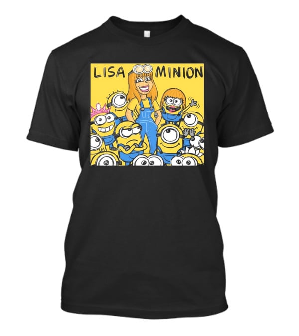 Lisa Minion Characters Cartoon Group Fun Playful Adventure T-Shirt