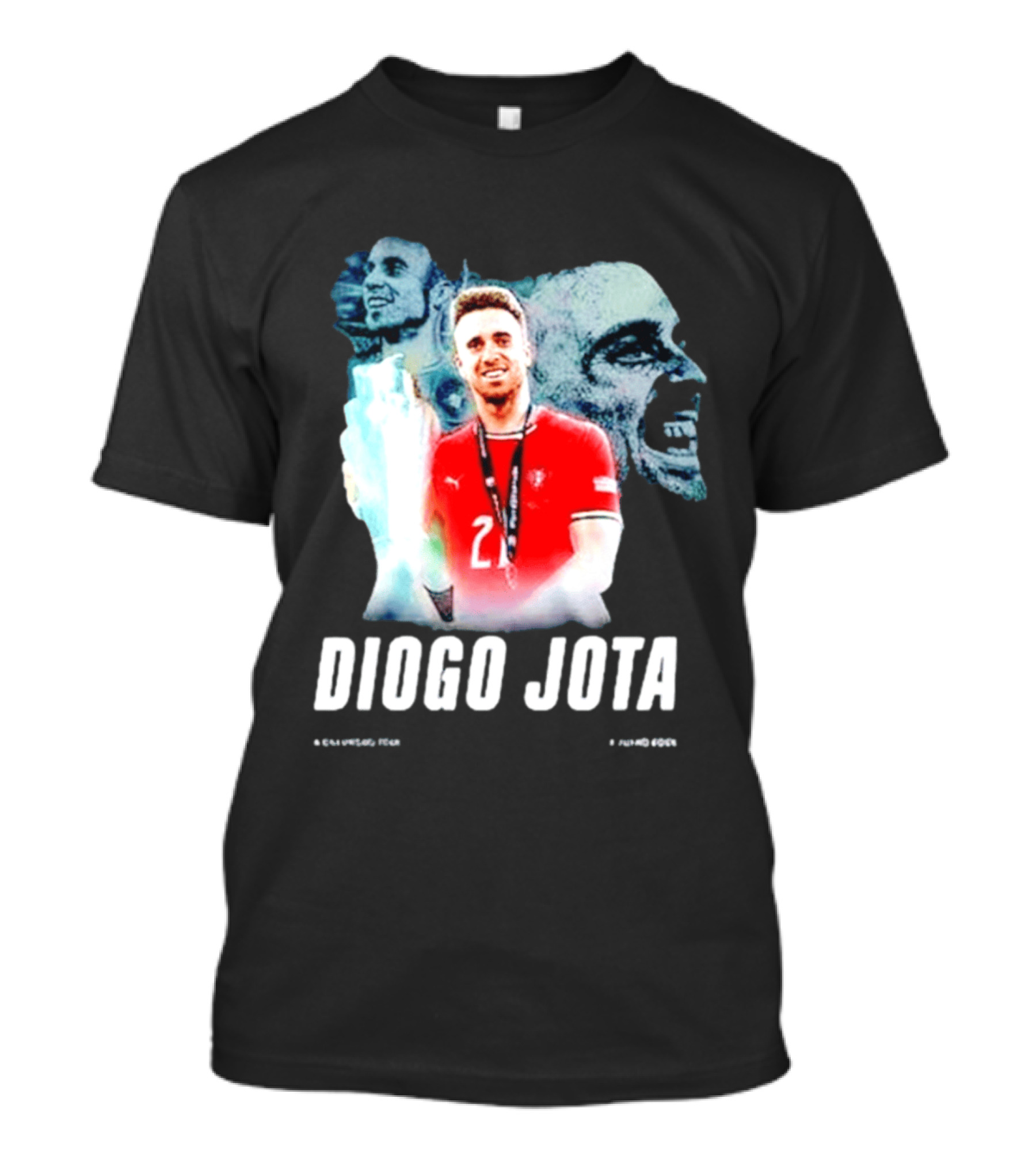 Diogo Jota Portugal No 21 Legends Football Player T-Shirt