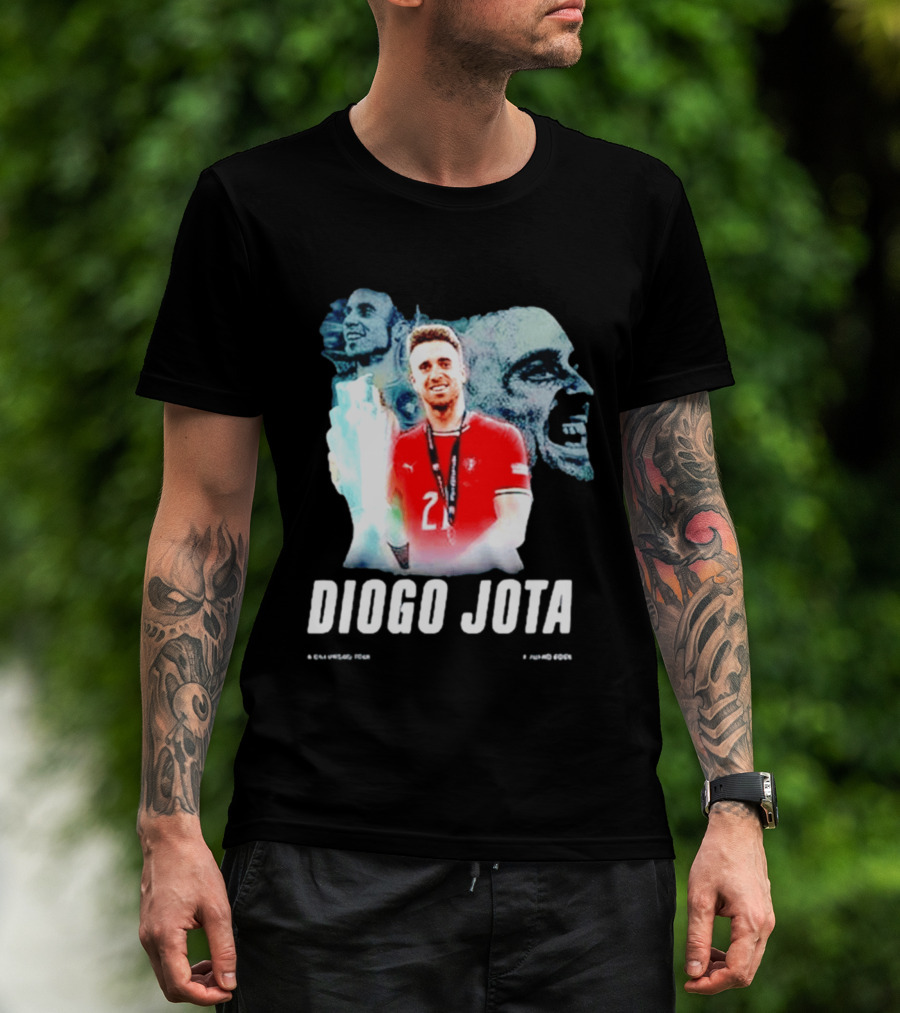 Diogo Jota Portugal No 21 Legends Football Player T-Shirt
