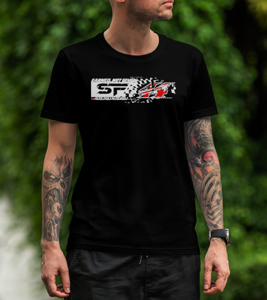 Earned Not Given STA 44 American Flag Nishikanshu Racing 2026 T-Shirt