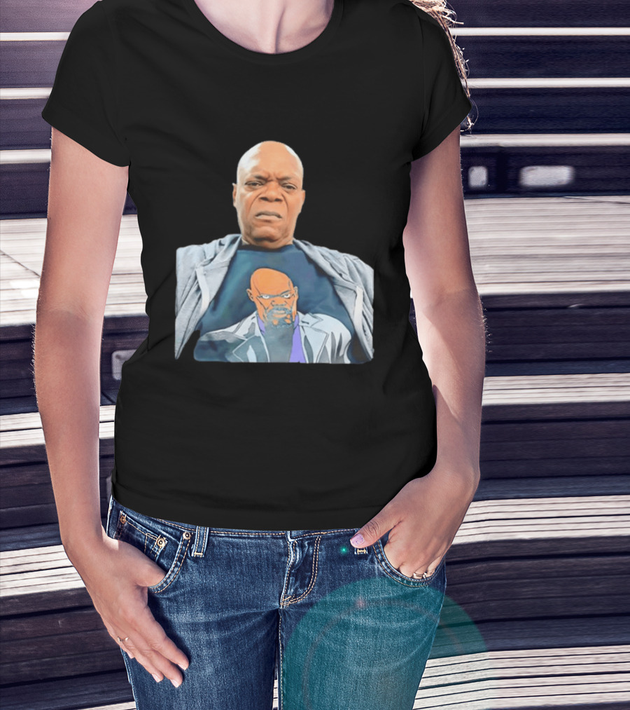 Samuel L Jackson Nick Fury Marvel Cinematic Universe Marvel Studios T-Shirt