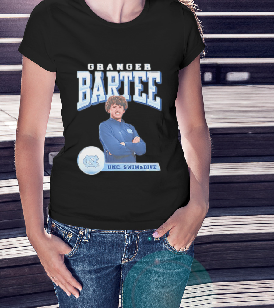 Granger Bartee UNC Swim & Dive North Carolina Tar Heels T-Shirt
