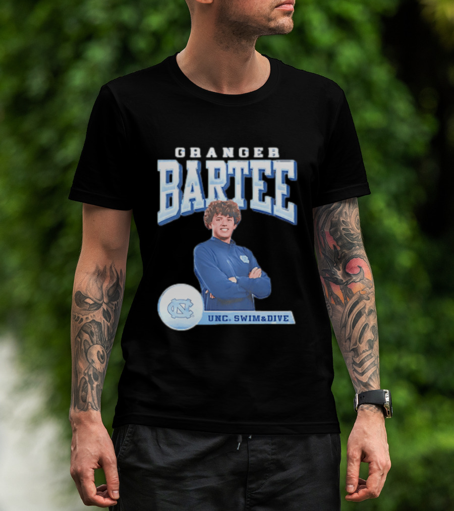 Granger Bartee UNC Swim & Dive North Carolina Tar Heels T-Shirt