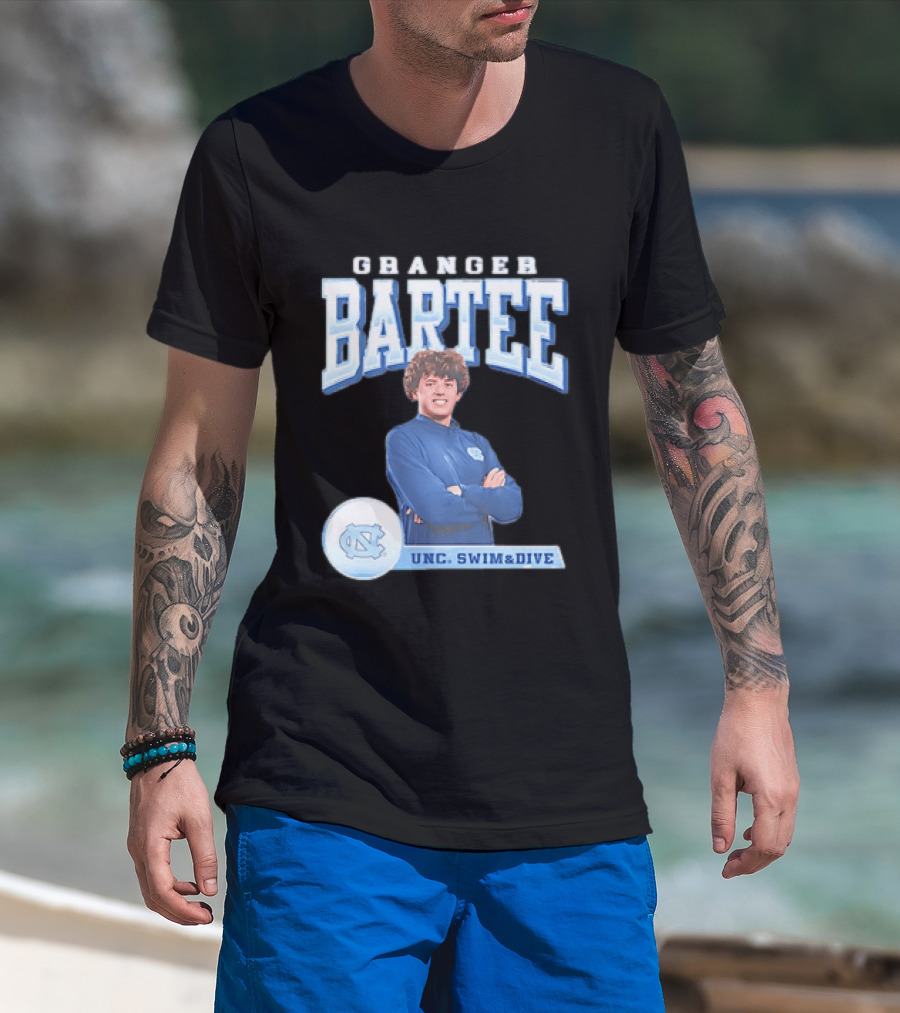 Granger Bartee UNC Swim & Dive North Carolina Tar Heels T-Shirt