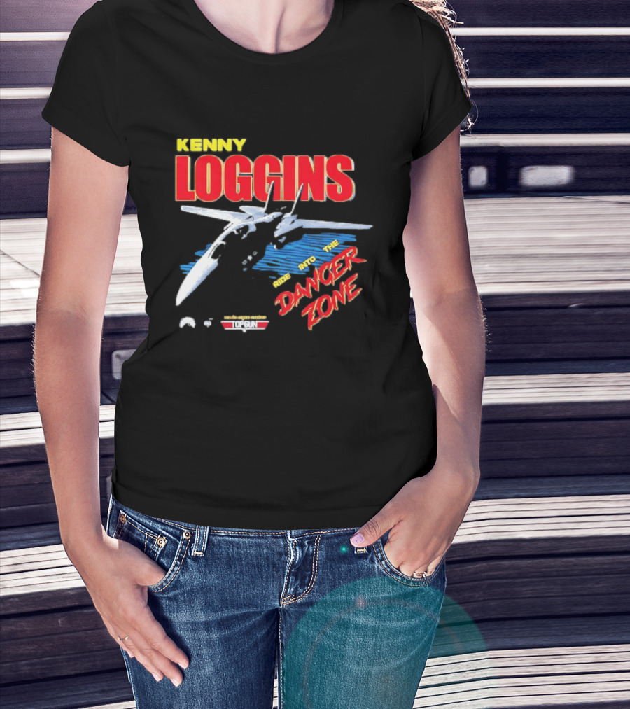 Kenny Loggins Ride Into The Danger Zone Top Gun Original Soundtrack T-Shirt