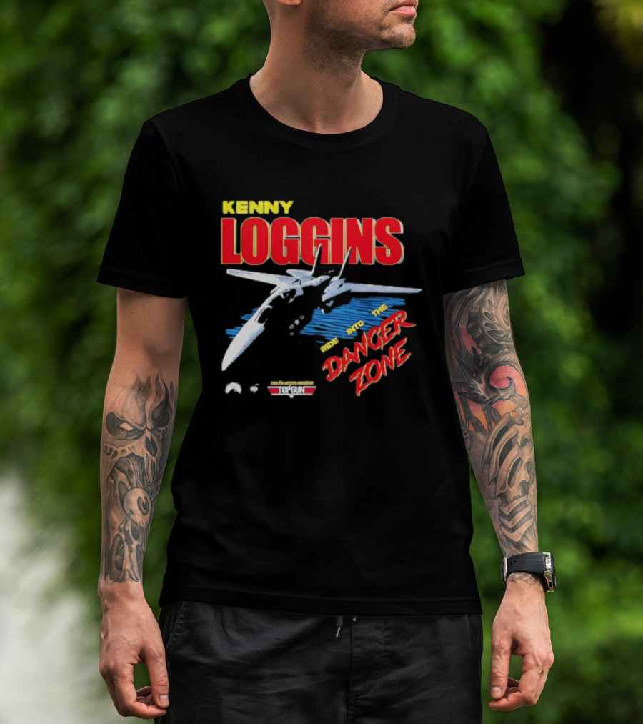 Kenny Loggins Ride Into The Danger Zone Top Gun Original Soundtrack T-Shirt