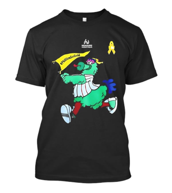 Philadelphia Phillies Go Gold Nemours Children's Health Phanatic Ribbon T-Shirt