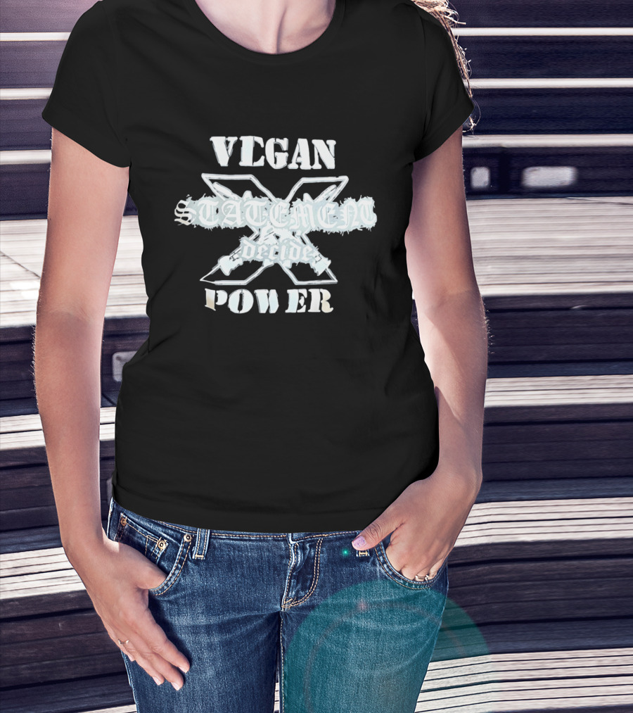 Vegan Statement X Decide Power T-Shirt