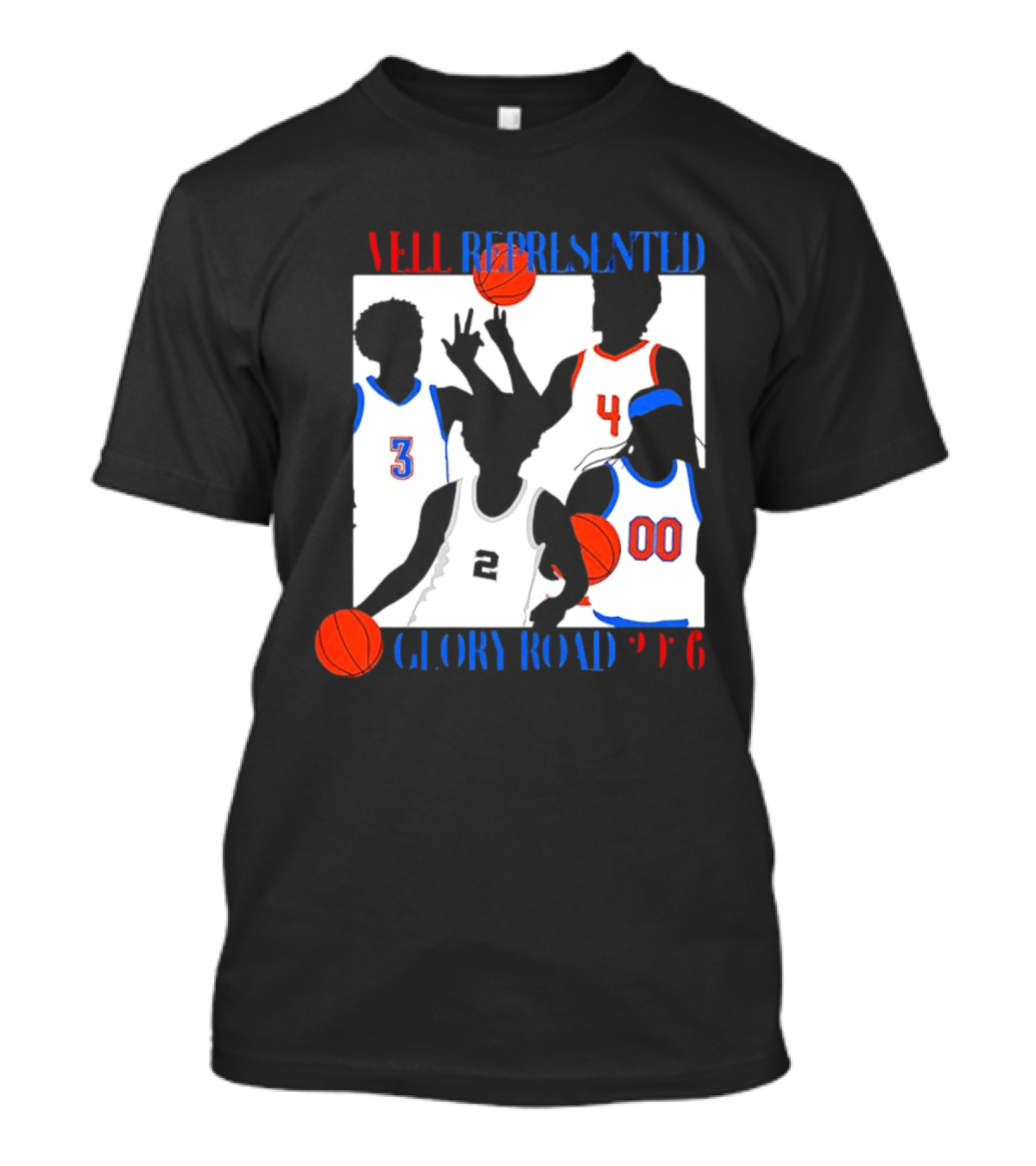Well Represented Glory Road Basketball Team 2026 Number 3 4 2 00 T-Shirt
