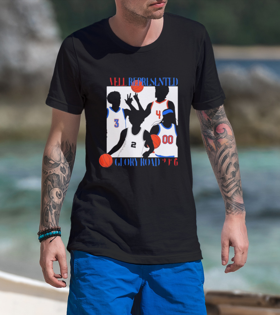 Well Represented Glory Road Basketball Team 2026 Number 3 4 2 00 T-Shirt