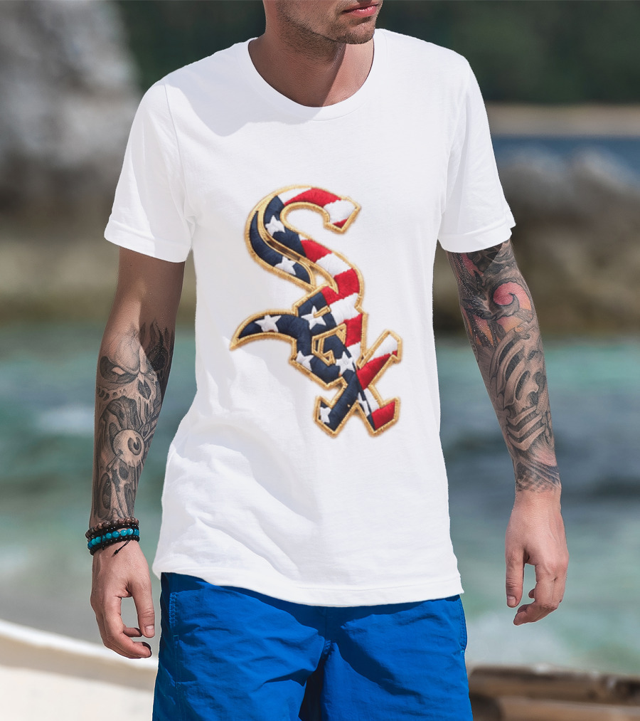 2026 White Sox Patriotic Stars Stripes 4th Of July T-Shirt